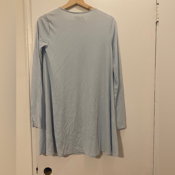 Abercrombie & Fitch Blue Above the Knee Sweater Dress- Size Small - Picture 2 of 3